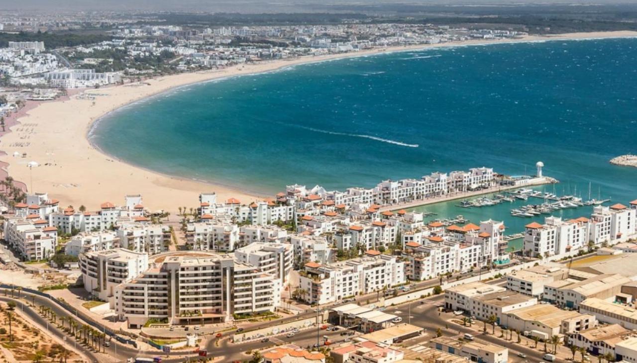 Luxury Apartment 105Sqm Terrace Seafront Wifi Unlimited Agadir Exterior foto